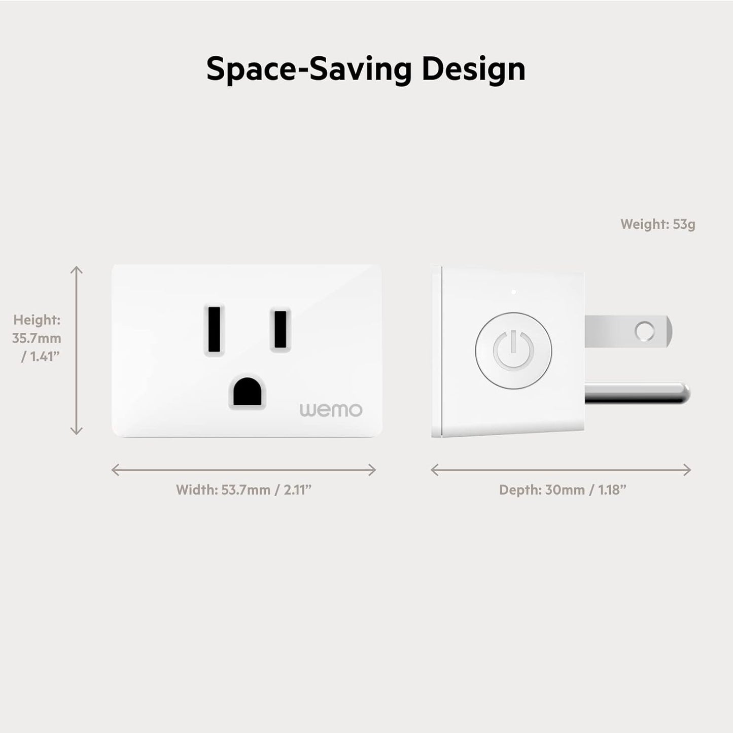 Wemo WiFi Smart Plug (Conector inteligente)