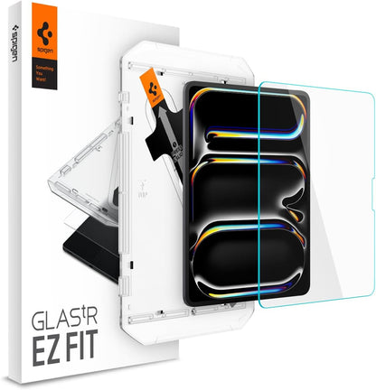 For iPad Pro 13-inch 2024 Spigen [ Glas.tR EZ FIT ] Tempered Glass Screen Protector