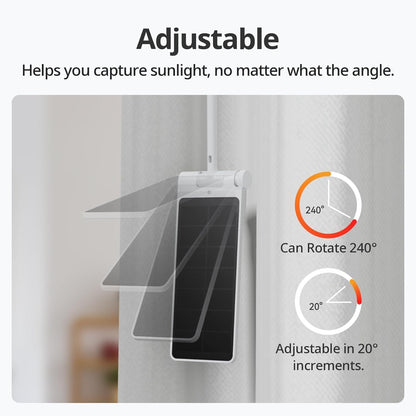 SwitchBot Solar Panel Charger for Curtain 3