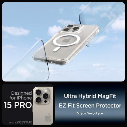iPhone 15 Pro Ultra Hybrid Pack (MagFit Case + Tempered Glass)