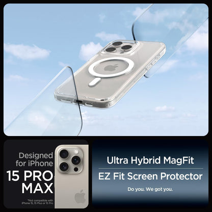 iPhone 15 Pro Max Ultra Hybrid Pack (MagFit Case + Tempered Glass)