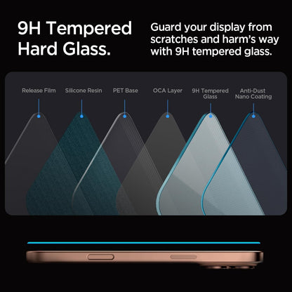 iPhone 16 Pro Max / 16 Pro GLAS.tR EZ Fit Tempered Glass | Sensor Protected