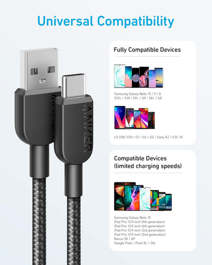 Anker 310 - cable USB a USB C (Compatible con CarPlay en modelos iPhone 15)