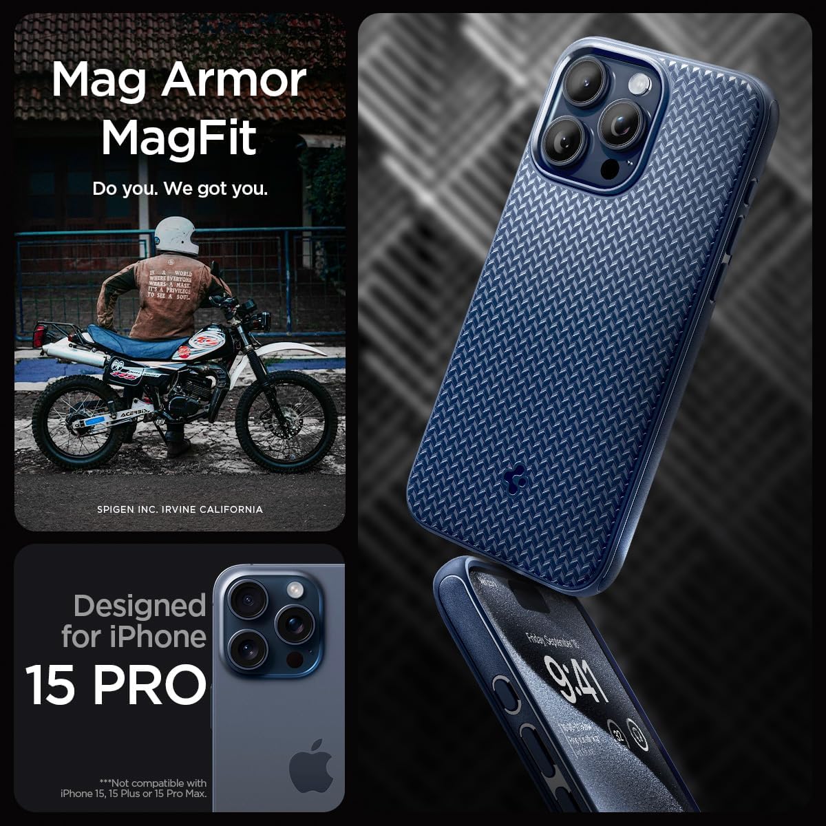 iPhone 15 Pro / 15 Pro Max Mag Armor (MagFit) Case