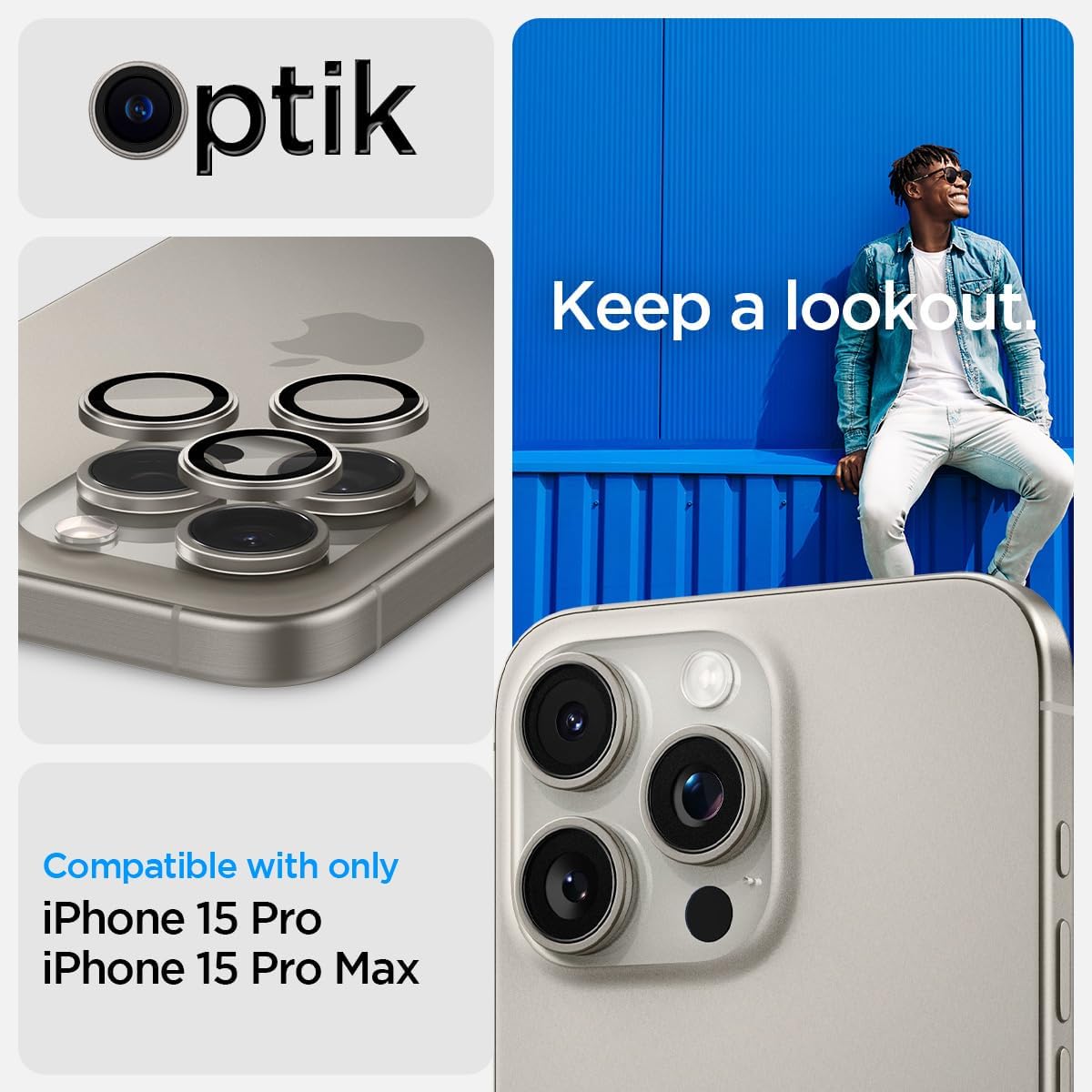 EZ Fit Optik Pro for iPhone 14 pro/ 14 pro Max/ 15 pro/ 15 pro max