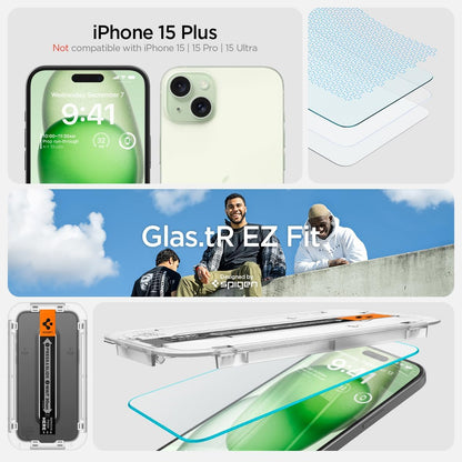 iPhone 15 Plus Screen Protector GLAS.tR EZ Fit | Sensor Protected