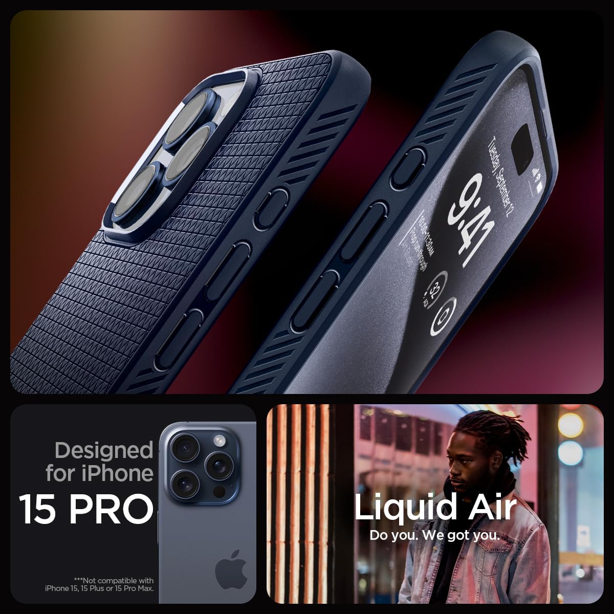 iPhone 15 Pro Case Liquid Air