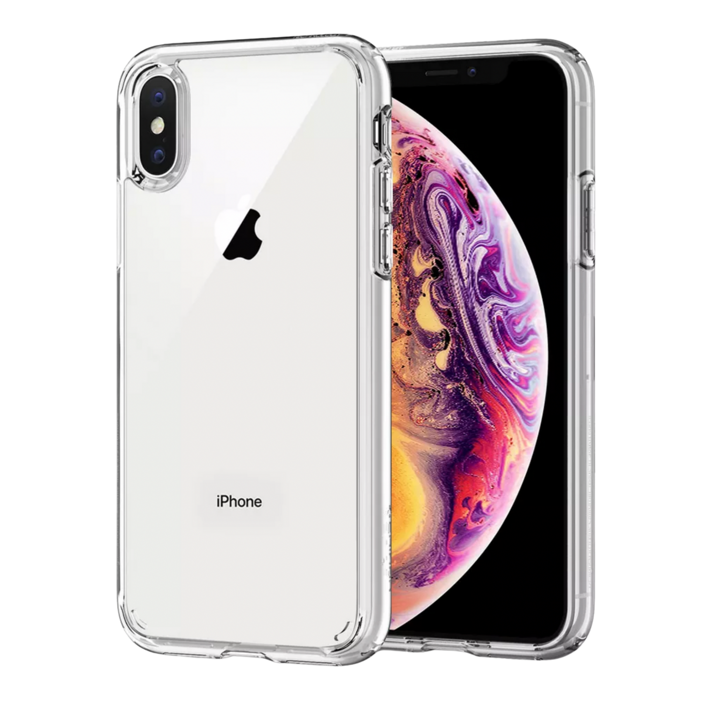 For iPhone X XS XS Max XR Case Spigen®[Ultra Hybrid] Protective Clear Cover