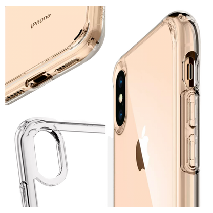 For iPhone X XS XS Max XR Case Spigen®[Ultra Hybrid] Protective Clear Cover