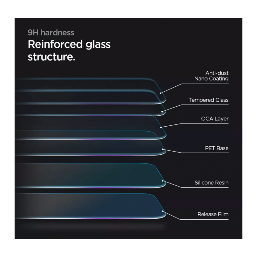 Spigen iPhone 11 Pro Xs X  GLASS Screen Protector [Glas.tR SLIM] [2PACK]