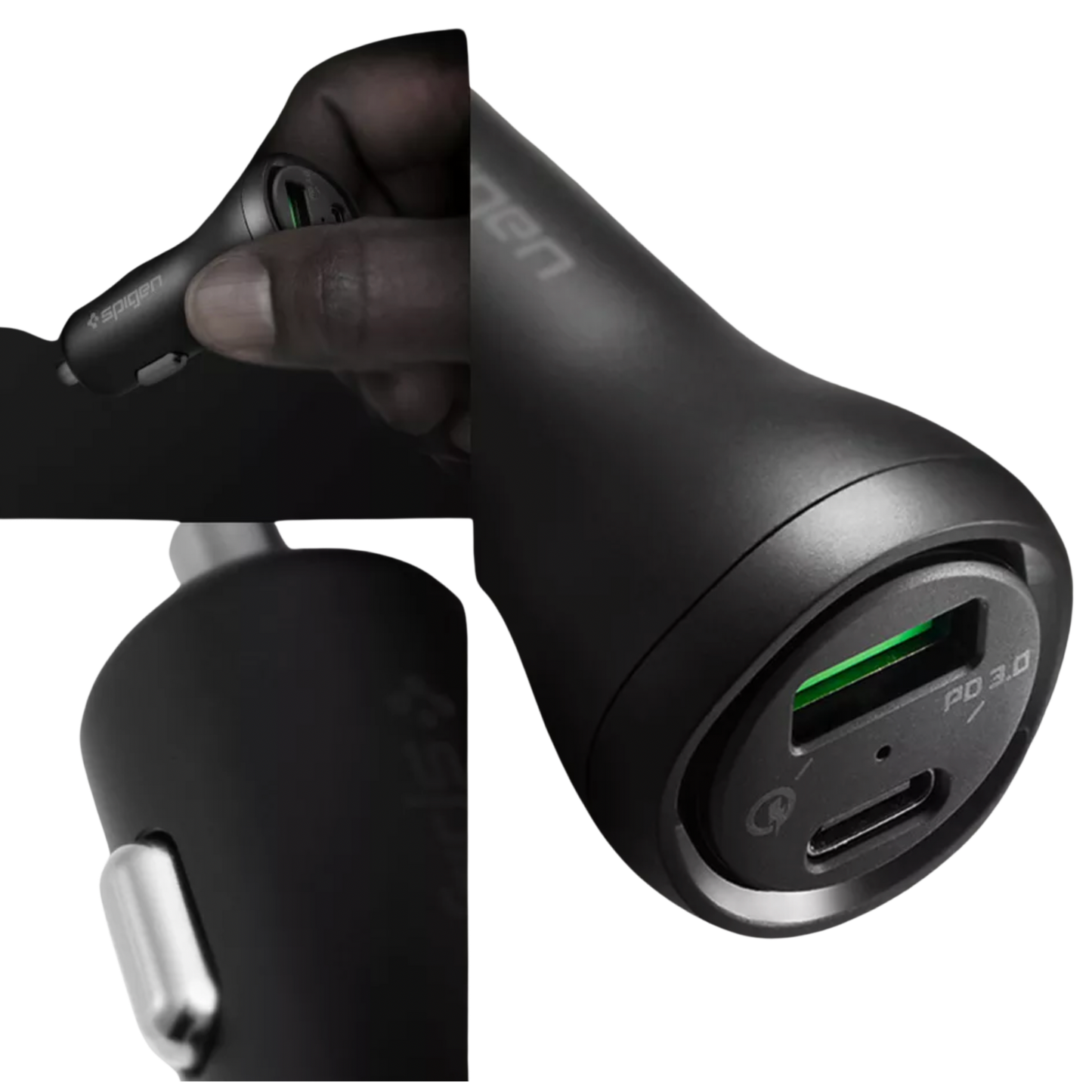 Essential Car Charger SB 27W | Spigen®[F31QC] Quick Qualcomm 3.0 USB-C