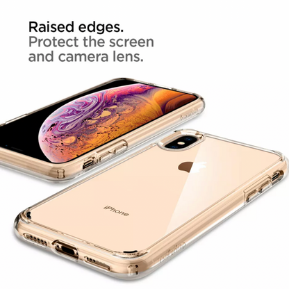 For iPhone X XS XS Max XR Case Spigen®[Ultra Hybrid] Protective Clear Cover