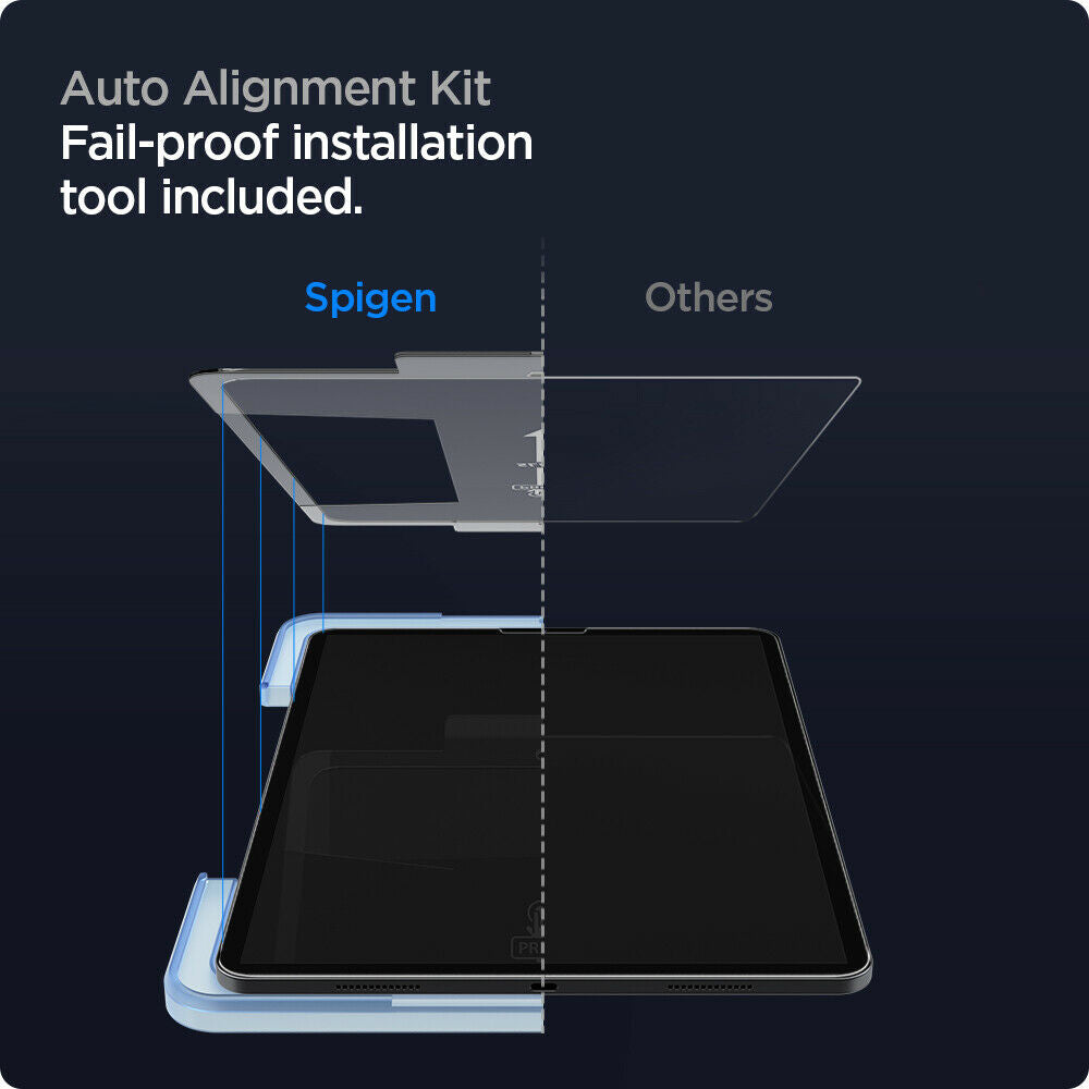 For iPad Pro 12.9" | Spigen [ Glas.tR EZ FIT ] Tempered Glass Screen Protector